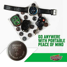 Load image into Gallery viewer, Interstate Batteries 3V CR2032 Coin Cell Battery Lithium (25 Pack) Key Fobs, Garage Door Openers, Calculators (WAC0205)
