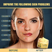 Load image into Gallery viewer, Meliza Turmeric Facial Mask, Turmeric Clay Facial Mask with Kaolin Clay, Detox Mud Mask for Skin Care, Turmeric Mud Mask for Acne, Dirt, Oil, Dark Spots and Refining Pores(5.29oz)
