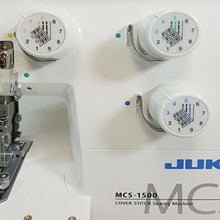 Load image into Gallery viewer, Juki MCS-1500 Cover &amp; Chain Stitch Sewing Machine W/Free Bonus Needles
