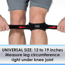 Load image into Gallery viewer, Patella Strap Knee Brace Support for Arthritis, ACL, Running, Basketball, Meniscus Tear, Sports, Athletic. Best Knee Brace for Hiking, Soccer, Volleyball &amp; Squats (1 Pack)
