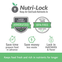 Load image into Gallery viewer, Nutri-Lock Vacuum Sealer Bags. 2-Pack 8"x50' Commercial Grade Food Saver Bags Rolls. Nutri-lock Bags Work with Foodsaver. Perfect for Sous Vide.
