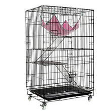 Load image into Gallery viewer, Luxury 3-Tier Kitten Cat Ferret Cage Playpen Portable Out of Big Cat Cage Cat Litter Folding Pet Cat Cage Playpen Kitten Cat Ferret Cage Portable Cat Home Fold Pet Cat Cage Playpen
