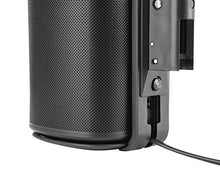 Load image into Gallery viewer, Eximus Speaker Wall Mount Bracket for Sonos One, Sonos One SL and Sonos Play:1 - Adjustable Tilt and Swivel for Optimal Audio Quality- Black Finish (Mounting Hardware Included)
