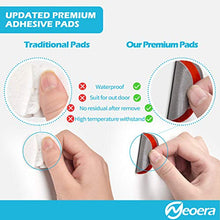 Load image into Gallery viewer, Neoera Door Stopper Wall Protector (5Pack) 2.3" Rubber Door Handle Bumper, Wall Protectors with Premium Self Adhesive Sticker for Protecting Wall (White)
