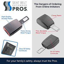 Load image into Gallery viewer, SEAT BELT EXTENDER PROS Original Car Buckle Extender, Seat Belt Extension (7/8" Tongue Width) - Buckle Up to Drive Safely - 7" 1-Pack - Shipping from The US
