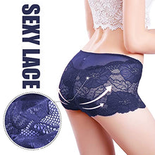 Load image into Gallery viewer, Pholeey Womens Sexy Underwear Lace Panties High Waisted Plus Size Ladies Brief for Women 5-Pack
