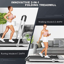 Load image into Gallery viewer, Under Desk Treadmill for Home, 2.25HP Electric Folding Treadmill with Bluetooth Speaker Remote Control &amp; 12 Preset Modes, Walking Jogging Running Exercise Machine for Home Gym,Installation-Free
