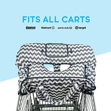 Load image into Gallery viewer, BabysDrive Shopping Cart Cover for Baby, with Cushion Included, High Chair Cover, Large Size, Loaded with Baby-Friendly Features, Fits All Shopping Carts
