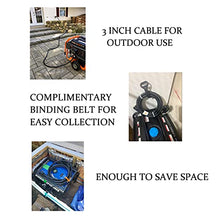 Load image into Gallery viewer, S7 50 Amp Generator Extension Cord, 13FT STW 6/3 + 8/1 Power Cord N14-50P &amp; SS2-50R &amp; CS6364 Twist Lock Connectors

