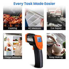 Load image into Gallery viewer, Etekcity Infrared Thermometer Upgrade 774 (Not for Human) Temperature Gun Non-Contact Digital Lasergrip -58℉~ 716℉ (-50℃ ~ 380℃)with Adjustable Emissivity &amp; Max Measure, Orange and Black
