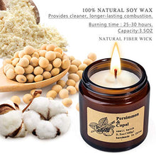 Load image into Gallery viewer, YMing Scented Candles, Aromatherapy Candles, Gifts for Women, Highly Scented and Long Burning Vintage Jar Soy Candles, French Cade &amp; Lavender, Persimmon &amp; Copal, Goji Berry &amp; Tarocco Orange[3 Pack]
