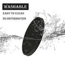Load image into Gallery viewer, SINGARO Car Cup Coaster, 4PCS Universal Non-Slip Cup Holders Embedded in Ornaments Coaster, Car Interior Accessories, Black
