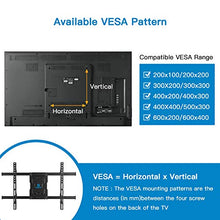 Load image into Gallery viewer, Full Motion TV Wall Mount Bracket Dual Articulating Arms Swivels Tilts Rotation for Most 37-70 Inch LED, LCD, OLED Flat Curved TVs, Holds up to 132lbs, Max VESA 600x400mm by Pipishell
