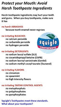 Load image into Gallery viewer, Squigle Enamel Saver Toothpaste (Canker Sore Prevention &amp; Treatment) Prevents Cavities, Perioral Dermatitis, Bad Breath, Chapped Lips - 2 Pack
