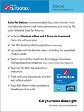 Load image into Gallery viewer, TurboTax Deluxe 2021 Tax Software, Federal and State Tax Return with Federal E-file [Amazon Exclusive] [MAC Download]
