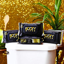 Load image into Gallery viewer, BOOTY WIPES for Men - 320 Flushable Wet Wipes for Adults, Man Wipes (320 Wipes Total - 4 Flip-Top Packs of 80) Infused with Vitamin-E &amp; Aloe
