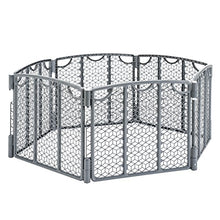 Load image into Gallery viewer, Evenflo Versatile Play Space, Indoor &amp; Outdoor Play Space, Easy &amp; Quick Assembly, Portable, 18.5 Square Feet of Enclosed Space, Durable Construction, For Children 6 to 24 Months, Cool Gray
