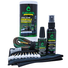 Load image into Gallery viewer, CLENZOIL Field &amp; Range Pistol &amp; Rifle Essentials Gun Cleaning Kit | CLP Spray &amp; Oiler with Boresnake | Clean, Lubricate &amp; Protect | Nylon Brush, Bore Swabs &amp; Microfiber (40 Caliber | 10mm)
