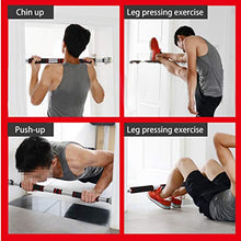 Load image into Gallery viewer, Doorway Pull Up and Chin Up Bar Upper Body Workout Bar for Home Gym Exercise Fitness &amp; 440 LBS
