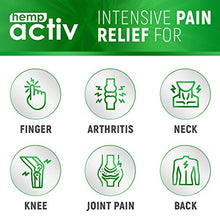 Load image into Gallery viewer, HEMPACTIV Hemp Pain Relief Cream | Hemp + MSM + Arnica + Menthol | Relieve Muscle, Joint &amp; Arthritis Pain | Effective Hemp Pain Cream | 2oz
