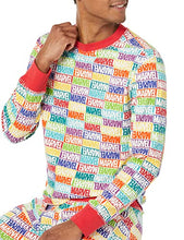 Load image into Gallery viewer, Amazon Essentials Men's Marvel Snug-Fit Cotton Pajamas, Marvel Holiday Bricks, X-Small
