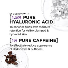 Load image into Gallery viewer, L'Oreal Paris Revitalift Hyaluronic Acid + Caffeine Hydrating Eye Serum with Anti-Aging Moisturizer Sample
