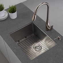 Load image into Gallery viewer, KRAUS Standard PRO 23-Inch 16 Gauge Undermount Single Bowl Stainless Steel Kitchen Sink, KHU101-23
