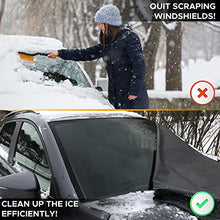 Load image into Gallery viewer, EcoNour Windshield Cover for Ice and Snow | Enhanced 600D Oxford Fabric Windshield Frost Cover for Any Weather | Water, Heat &amp; Sag-Proof Car Windshield Snow Cover | Standard (69 x 42 inches)
