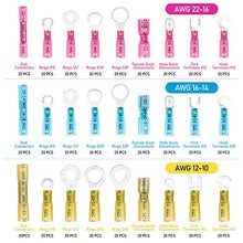 Load image into Gallery viewer, TICONN 540 PCS Heat Shrink Wire Connectors, Waterproof Automotive Marine Electrical Terminals Kit, Crimp Connector Assortment - Ring Fork Hook Spade Butt Splices (540PCS Combo)
