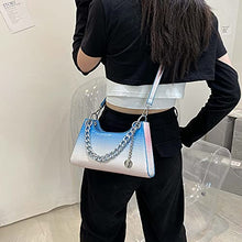Load image into Gallery viewer, Small Crossbody Bags PU Leather Clutch Desiger Summer Shoulder Hobo Satchel Purses Tote Handbags for Women, Blue&amp;Pink
