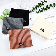 Load image into Gallery viewer, 4 Pieces Knit Headbands Winter Ear Warmers Crochet Knit Headbands Elastic Turban Head Wraps Chic Hair Scrunchies Headbands for Women Girls
