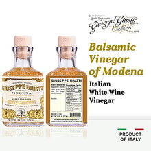 Load image into Gallery viewer, Giuseppe Giusti White Wine Vinegar - White Balsamic Vinegar - Italian Made - Aged Balsamic Vinegar - Fruity and Sweet - Salad Dressing - Modena Balsamic Vinegar - 8.45fl oz (250ml)
