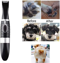 Load image into Gallery viewer, Dog Clippers, Cordless Cat and Small Dogs Clipper, Low Noise Electric Pet Trimmer, Dog Grooming Clippers for Trimming The Hair Around Paws, Eyes, Ears, Face, Rump
