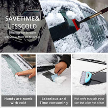 Load image into Gallery viewer, olagoya Car Ice Scraper for Windshield, Frost Scraper, Heavy-Duty Frost Snow Ice Removal for Windows, Scratch-Free, Use in All Winter Conditions, Easily Storage, Works Best on Any Size Vehicle

