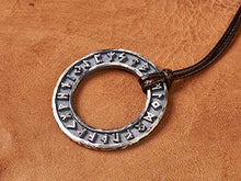 Load image into Gallery viewer, 925 Sterling Silver Norse Viking rune necklace Pendant Amulet Talisman Handcrafted
