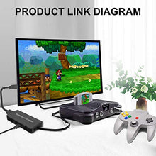 Load image into Gallery viewer, N64 to HDMI Adapter Converts N64 Game Console Video Signal to HDMI Signal HDTV Component Cable for Super NES/ N64/ NGC
