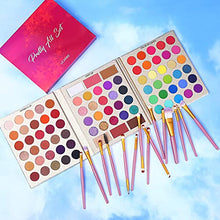 Load image into Gallery viewer, UCANBE Pro Eyeshadow Palette + 15 Pcs Makeup Brush Set,Pigmented Makeup Pallet with Brushes, Matte Shimmer 86 Colors Set,Eye Shadow Highlighters Contour Blush Powder Cosmetic Kit
