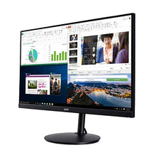 Load image into Gallery viewer, Acer CB242Y bir 23.8" Full HD (1920 x 1080) IPS Zero Frame Home Office Monitor with AMD Radeon Free Sync - 1ms VRB, 75Hz Refresh, Height Adjustable Stand with Tilt &amp; Pivot (HDMI &amp; VGA ports),Black
