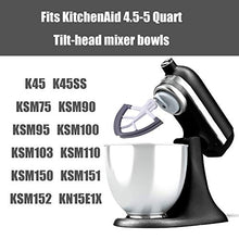 Load image into Gallery viewer, Flex Edge Beater For Kitchenaid,Kitchen Aid Mixer Accessory,Kitchen Aid Attachments For Mixer,Fits Tilt-Head Stand Mixer Bowls For 4.5-5 Quart Bowls,Beater With Silicone Edges,White
