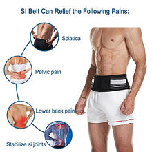 Load image into Gallery viewer, Paskyee Sacroiliac Hip Belt for Men and Women That Alleviates Sciatic, Lower Back Pain, Back Brace Provides SI Joint Pelvic Support Nerve Compression &amp; Stability, Trochanter Brace
