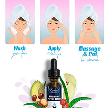 Load image into Gallery viewer, Ebanel Hyaluronic Acid Serum for Face with Peptides, Deep Hydrating Anti Aging Serum, Visibly Plump, Firm &amp; Smooth Skin, Reduce Redness with Vitamin C, E and B5, Niacinamide, Aloe, Jojoba Oil, MSM
