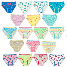 Load image into Gallery viewer, Alyce Intimates Pack of 18 Girls Cotton Brief, Assorted Solids &amp; Prints
