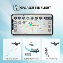 Load image into Gallery viewer, Holy Stone GPS Drone with 1080P HD Camera FPV Live Video for Adults and Kids, Quadcopter HS110G with Carrying Bag, 2 Batteries, Altitude Hold, Follow Me and Auto Return, Easy to Use for Beginner
