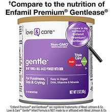 Load image into Gallery viewer, Love &amp; Care Gentle Infant Formula Milk-Based Powder with Iron, 12 Ounce (Pack of 6)

