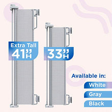 Load image into Gallery viewer, Perma Outdoor Retractable Baby Gate 33" Tall, Extends to 71" Wide, Gray
