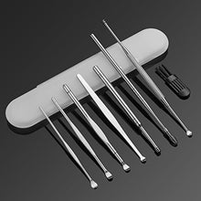 Load image into Gallery viewer, 8 Pcs Ear Pick Earwax Removal Kit, Geengle Ear Cleansing Tool Set, Ear Curette Ear Wax Remover Tool with a Cleaning Brush and Storage Box
