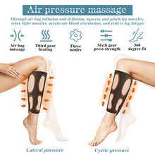 Load image into Gallery viewer, Compression Leg Massager, Muscle Fatigue Massager for Leg, Calf Air Massager for Circulation, Foot Massager with Heat, Gifts for Women,Men
