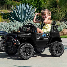 Load image into Gallery viewer, Best Choice Products 12V Kids Ride On Truck Car w/Parent Remote Control, Spring Suspension, LED Lights, AUX Port - Black
