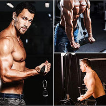 Load image into Gallery viewer, YaNovate Fitness LAT and Lift Pulley System with Loading Pin, Tricep Strap Rope, Cable Rope for Muscle Strength, Home Workout Gym Equipment Machine for Pull Downs, Biceps Curl, Forearm, Shoulder
