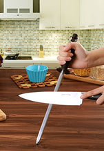 Load image into Gallery viewer, Utopia Kitchen 12 Inch Honing Steel Knife Sharpening Steel Sharpening Rod
